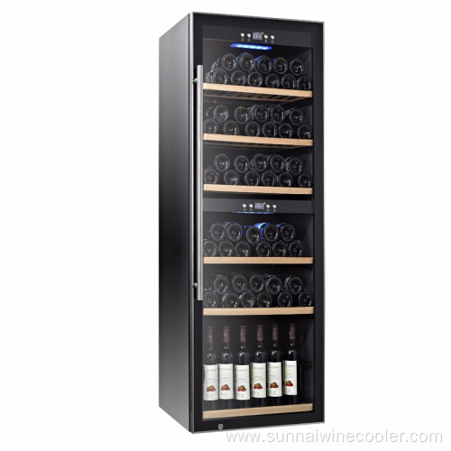 Low Energy Consumption Freestanding Door Wine Cooler Fridge